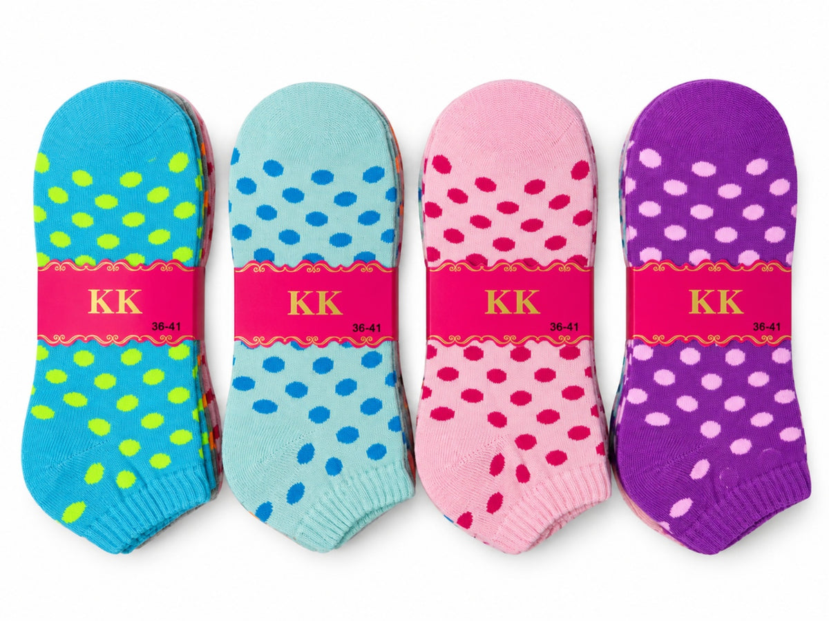 Ladies' Winter Ankle Thick Socks – 12 Pairs (Free Size)